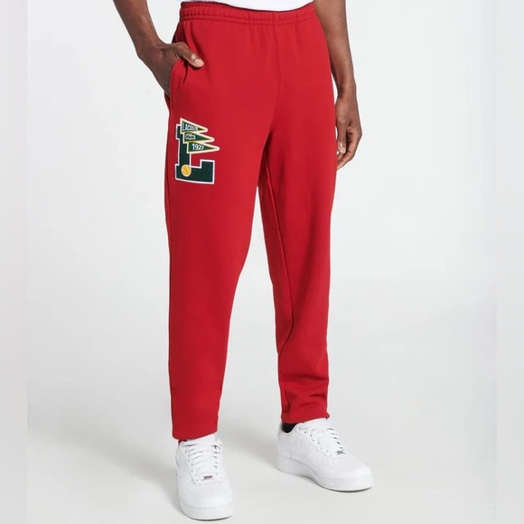 Lacoste Other - NWT Red Lacoste Sportswear Tapered Jogger for Men Size Large